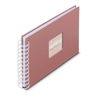 Hama album klasický špirálový FINE ART 24x17 cm, 50 strán, terra, biele listy