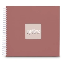 Hama album klasický špirálový FINE ART 36x32 cm, 50 strán, terra, biele listy