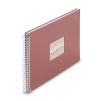 Hama album klasický špirálový FINE ART 36x32 cm, 50 strán, terra, biele listy