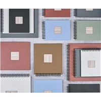 Hama album klasický špirálový FINE ART 24x17 cm, 50 strán, terra, čierne listy