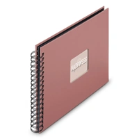 Hama album klasický špirálový FINE ART 28x24 cm, 50 strán, terra, čierne listy