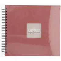 Hama album klasický špirálový FINE ART 28x24 cm, 50 strán, terra, čierne listy