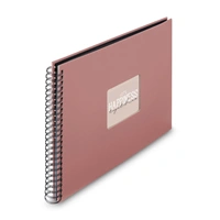 Hama album klasický špirálový FINE ART 36x32 cm, 50 strán, terra, čierne listy