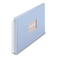 Hama album klasický špirálový FINE ART 28x24 cm, 50 strán, lagoon, biele listy