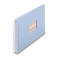 Hama album klasický špirálový FINE ART 28x24 cm, 50 strán, lagoon, biele listy