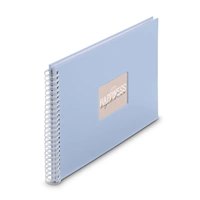 Hama album klasický špirálový FINE ART 36x32 cm, 50 strán, lagoon, biele listy