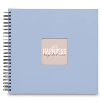 Hama album klasický špirálový FINE ART 36x32 cm, 50 strán, lagoon, čierne listy