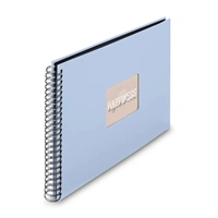 Hama album klasický špirálový FINE ART 36x32 cm, 50 strán, lagoon, čierne listy