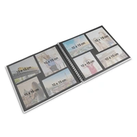 Hama album klasický špirálový FINE ART 36x32 cm, 50 strán, lagoon, čierne listy