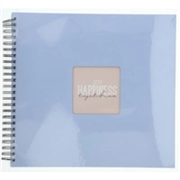 Hama album klasický špirálový FINE ART 36x32 cm, 50 strán, lagoon, čierne listy