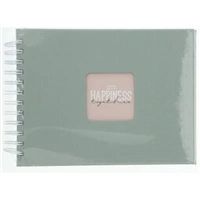 Hama album klasický špirálový FINE ART 24x17 cm, 50 strán, sage, biele listy