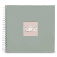 Hama album klasický špirálový FINE ART 36x32 cm, 50 strán, sage, biele listy