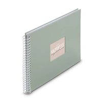 Hama album klasický špirálový FINE ART 36x32 cm, 50 strán, sage, biele listy