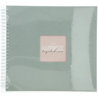 Hama album klasický špirálový FINE ART 36x32 cm, 50 strán, sage, biele listy