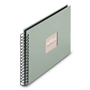 Hama album klasický špirálový FINE ART 28x24 cm, 50 strán, sage, čierne listy