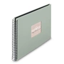 Hama album klasický špirálový FINE ART 36x32 cm, 50 strán, sage, čierne listy