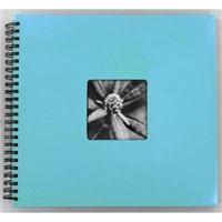 Hama album klasický špirálový FINE ART 36x32 cm, 50 strán, tyrkysový (2. akosť)
