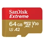 SanDisk Extreme microSDXC card for Mobile Gaming 64 GB 170 MB/s & 80 MB/s , A2 C10 V30 UHS-I U3