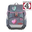 Školská aktovka/ruksak 2IN1 PLUS pre prváčikov - 6-dielny set, Step by Step Glitter Heart Hazle