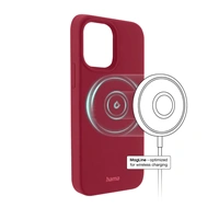 Hama MagCase Finest Feel PRO, kryt pre Apple iPhone 14 Pro, červený