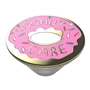 PopSockets PopTop Gen.2, Donut Care Enamel, smalt+kov, ružový donut, výmenný vršok