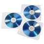 Hama obal na 2 CD/DVD, pre krúžkové zakladače, biely, balenie 50 ks (cena za balenie)
